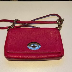 COACH CROSSTOWN Pink
Crossbody Polished Pebbled
Leather 53083